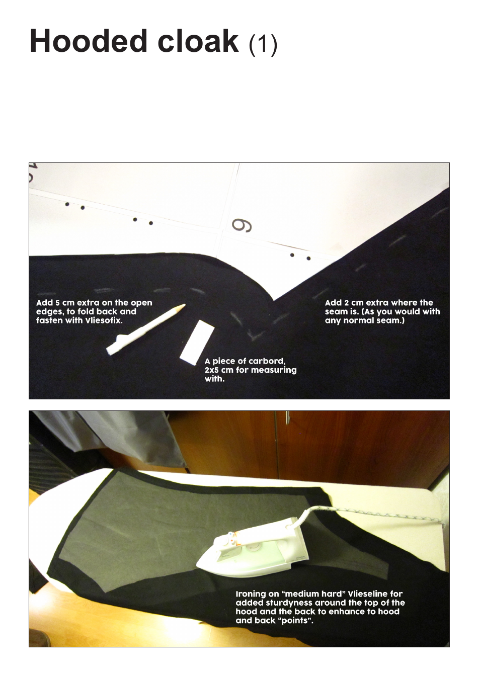 Star Wars Garindan Cloak Sewing Pattern Template, Page 16