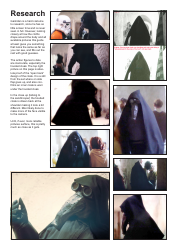 Star Wars Garindan Cloak Sewing Pattern Template, Page 2