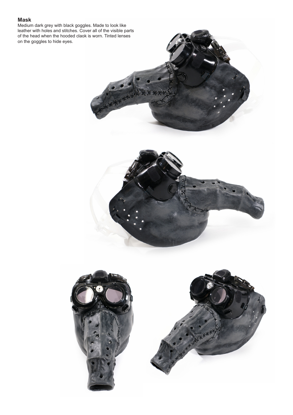 Star Wars Garindan Cloak Sewing Pattern Template, Page 5