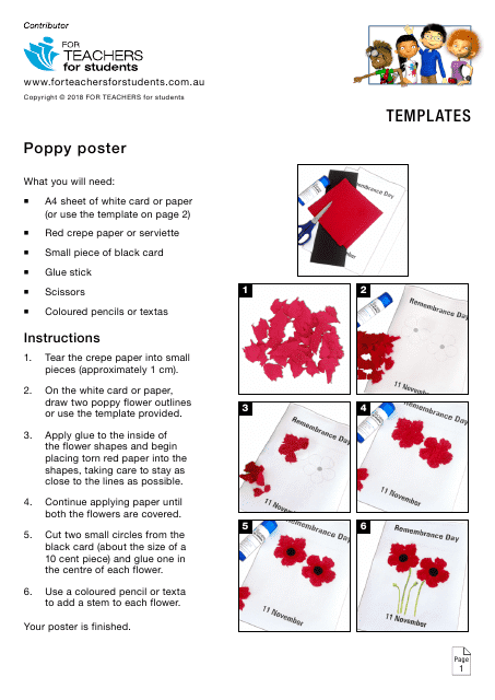Poppy Poster Templates - Customize and Download