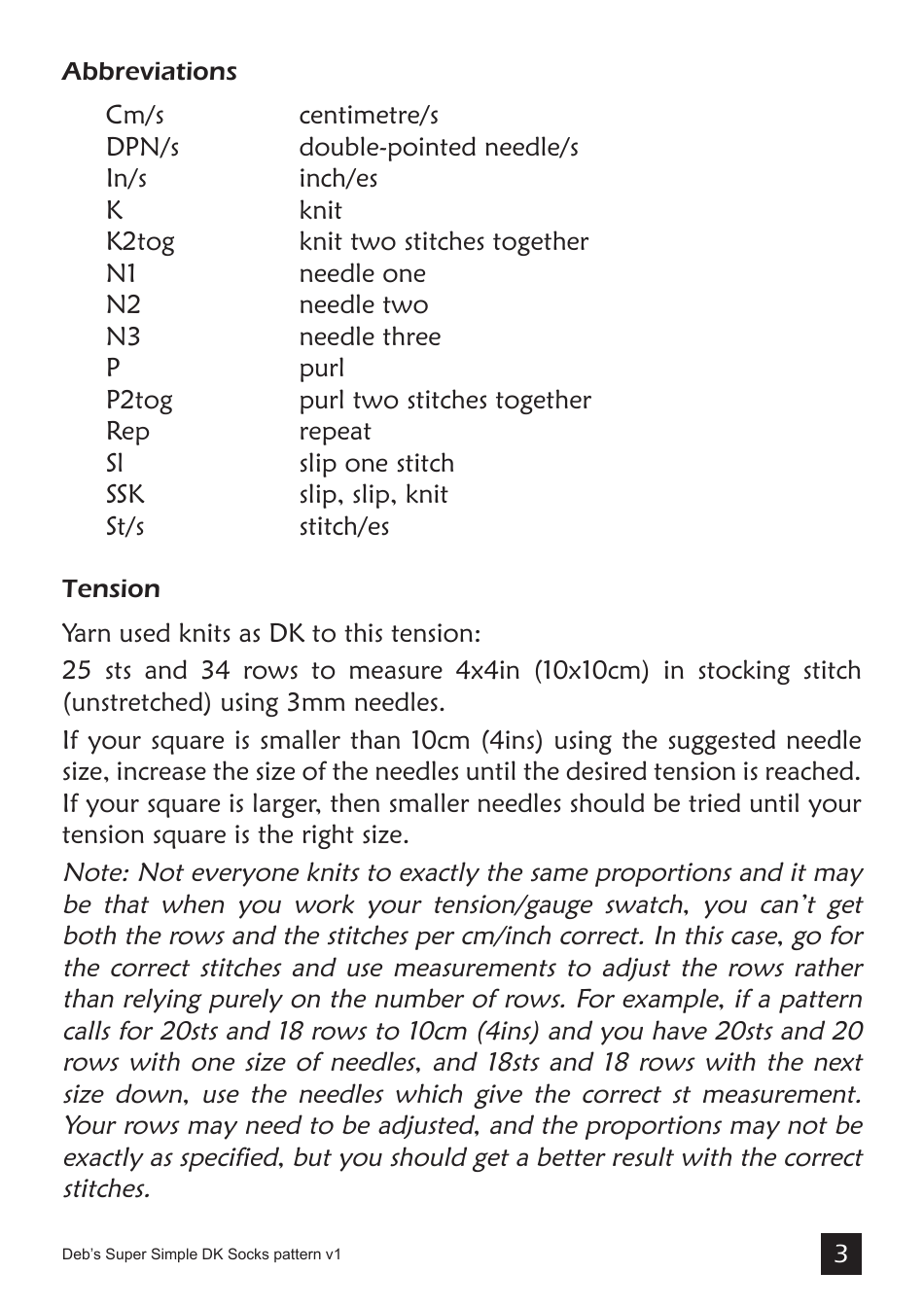 Simple Dk Socks Knitting Pattern, Page 3