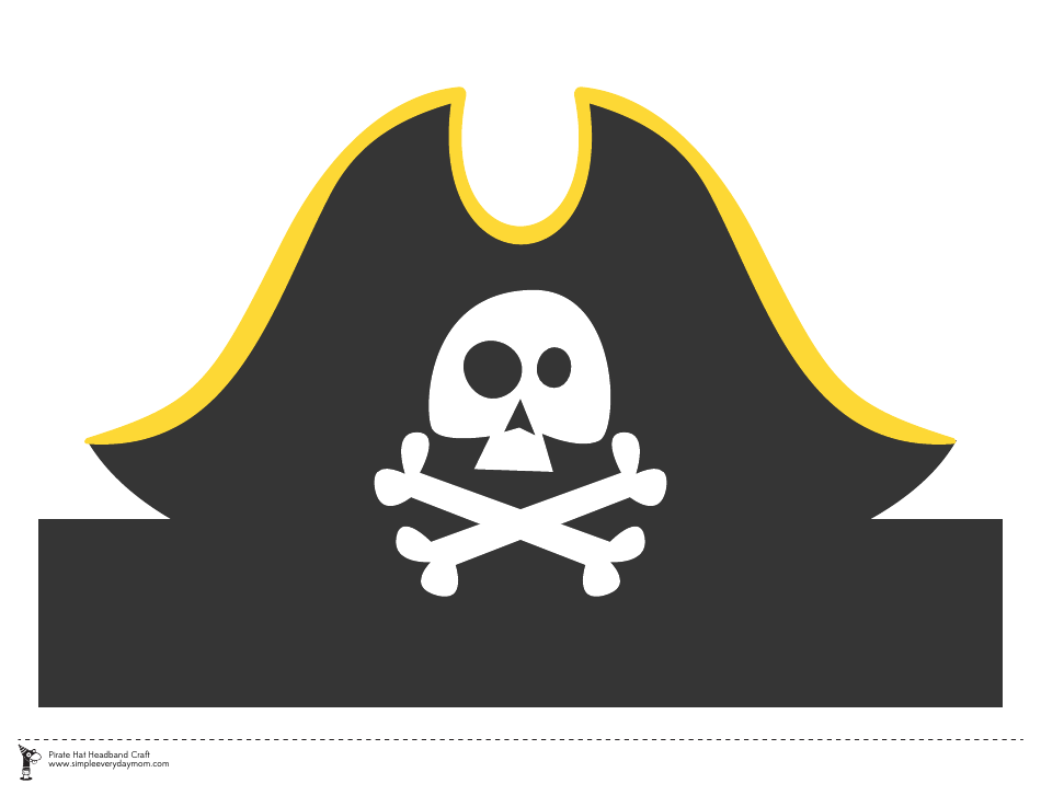 Pirate Hat Headband Template Download Printable PDF | Templateroller