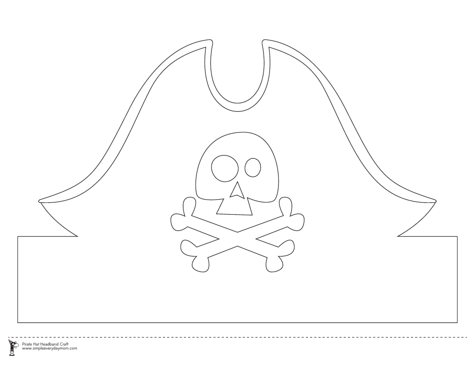 Pirate Hat Headband Template, Page 4