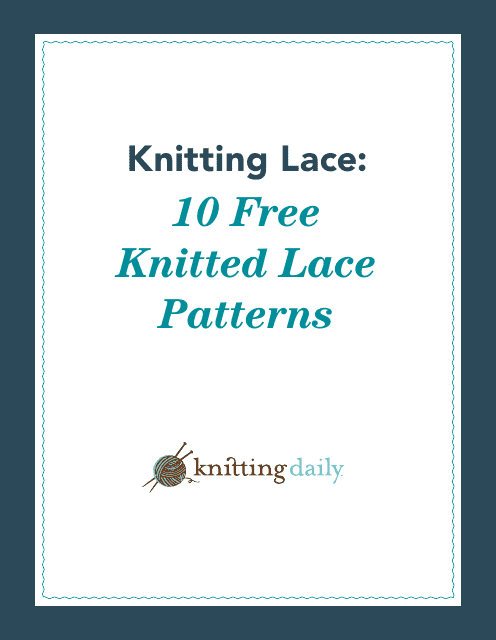 Knitted Lace Patterns