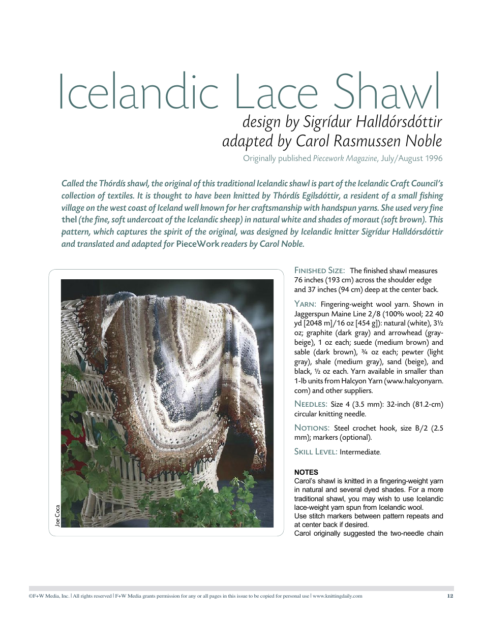 Knitted Lace Patterns, Page 12