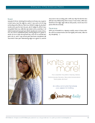 Knitted Lace Patterns, Page 25