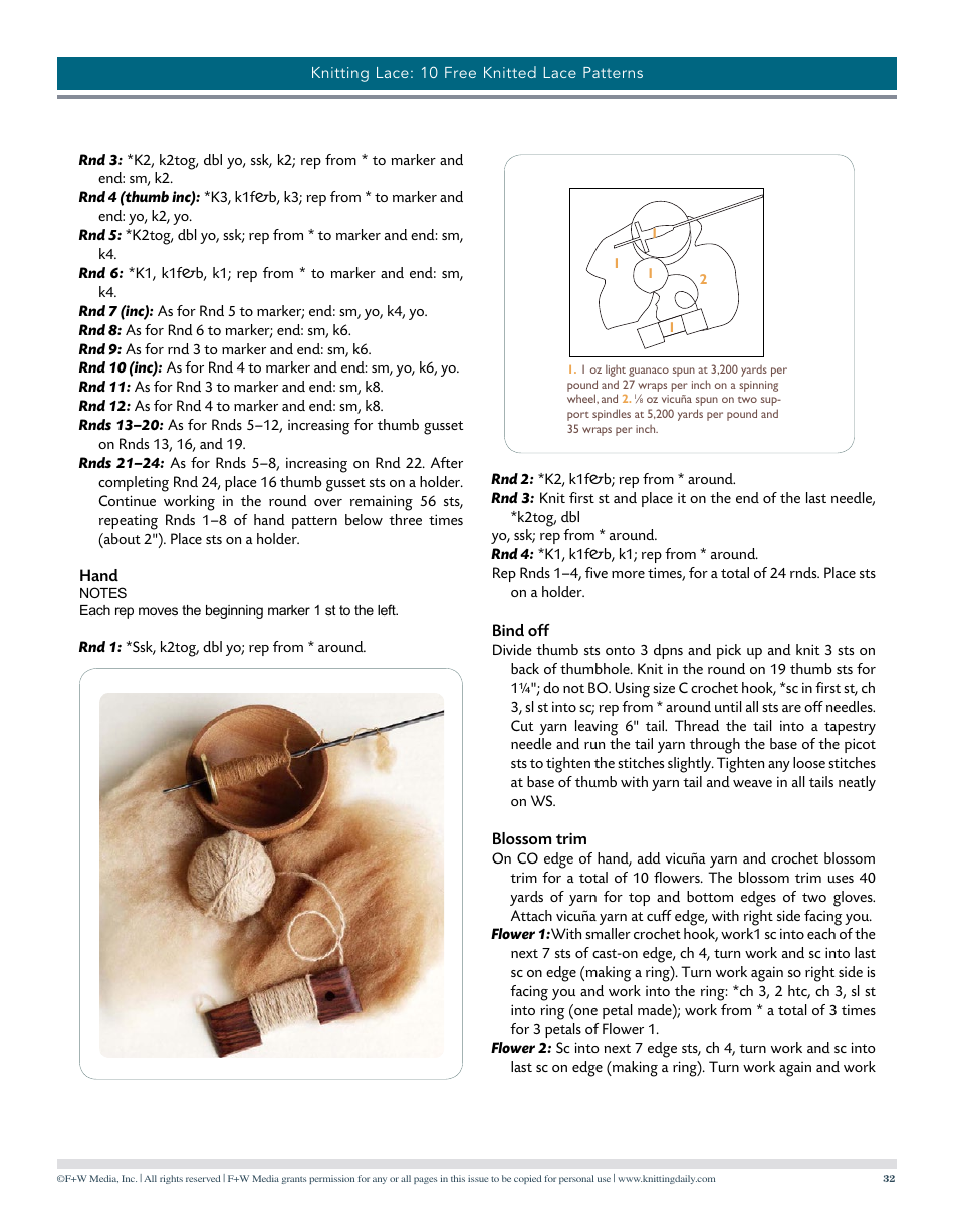 Knitted Lace Patterns, Page 32
