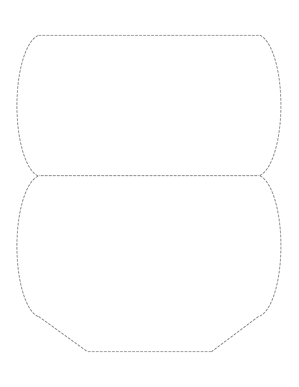Pillow Box Cutting Template, Page 1