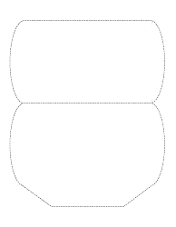Document preview: Pillow Box Cutting Template