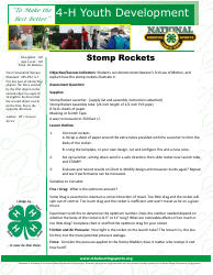 Document preview: Stomp Rocket Template
