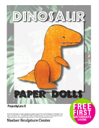 Document preview: Dinosaur Paper Doll Templates