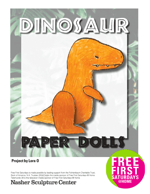 Dinosaur Paper Doll Templates