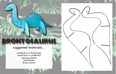 Dinosaur Paper Doll Templates, Page 3