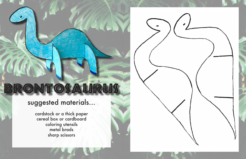 Dinosaur Paper Doll Templates, Page 3