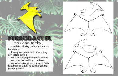 Dinosaur Paper Doll Templates, Page 7