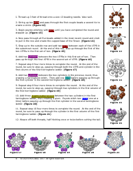 Star Flower Lariat Necklace Beading Pattern, Page 4