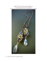 Document preview: Star Flower Lariat Necklace Beading Pattern