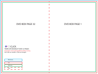 Document preview: Dvd Box Booklet Template - 32 Pages