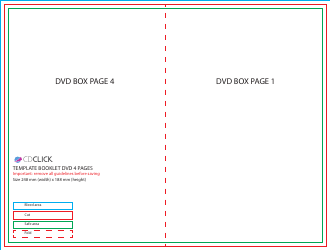 Document preview: Dvd Booklet Template - 4 Pages