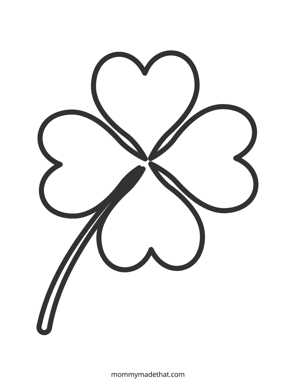 4 Leaf Clover Template Download Printable PDF | Templateroller