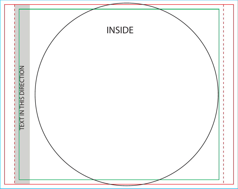 Tray Card Template for Clear Jewel Case, Page 2