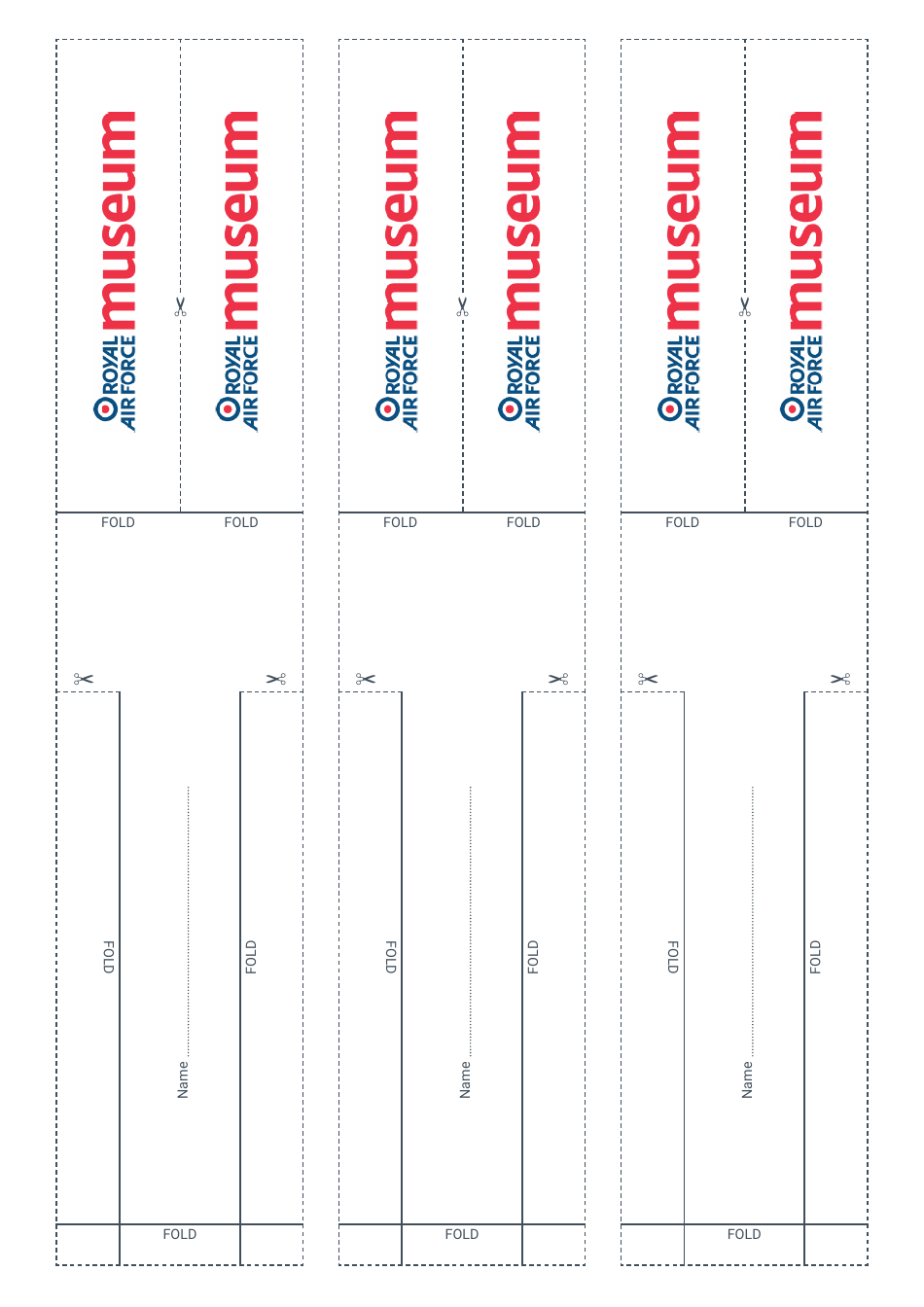 Paper Helicopter Templates, Page 3