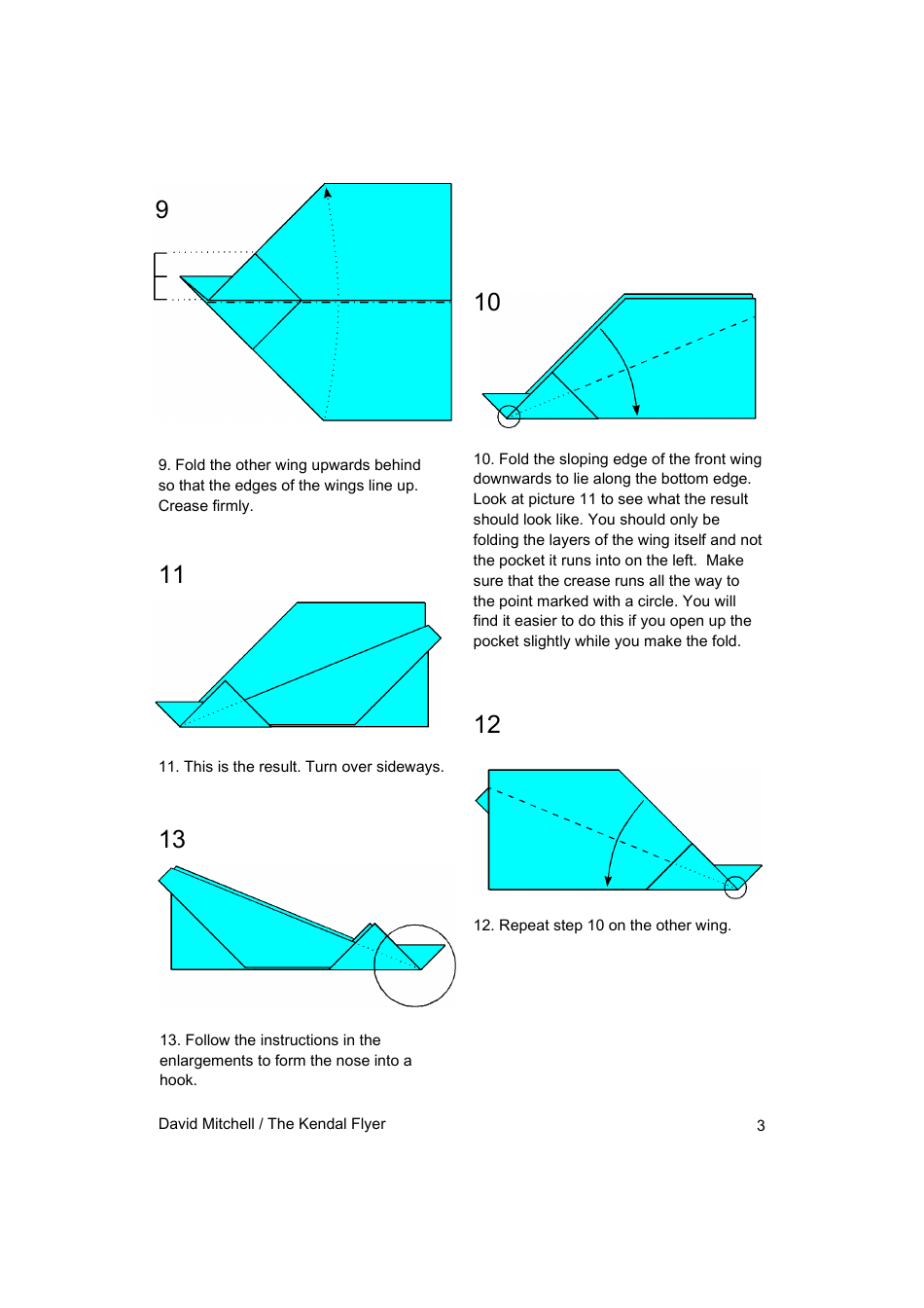 Origami Paper Flyer Template, Page 3
