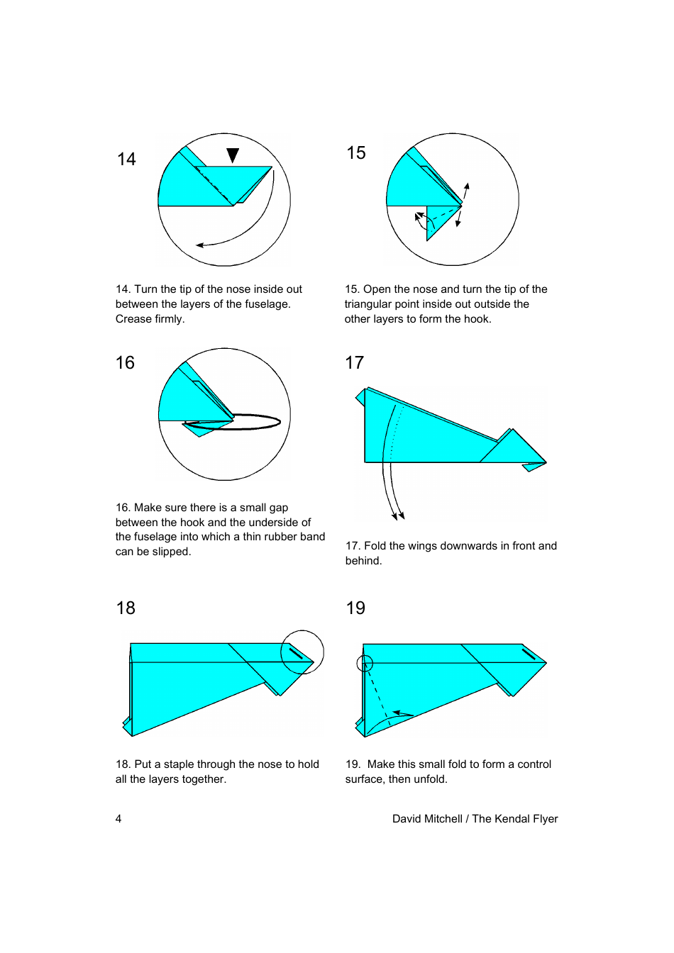 Origami Paper Flyer Template, Page 4