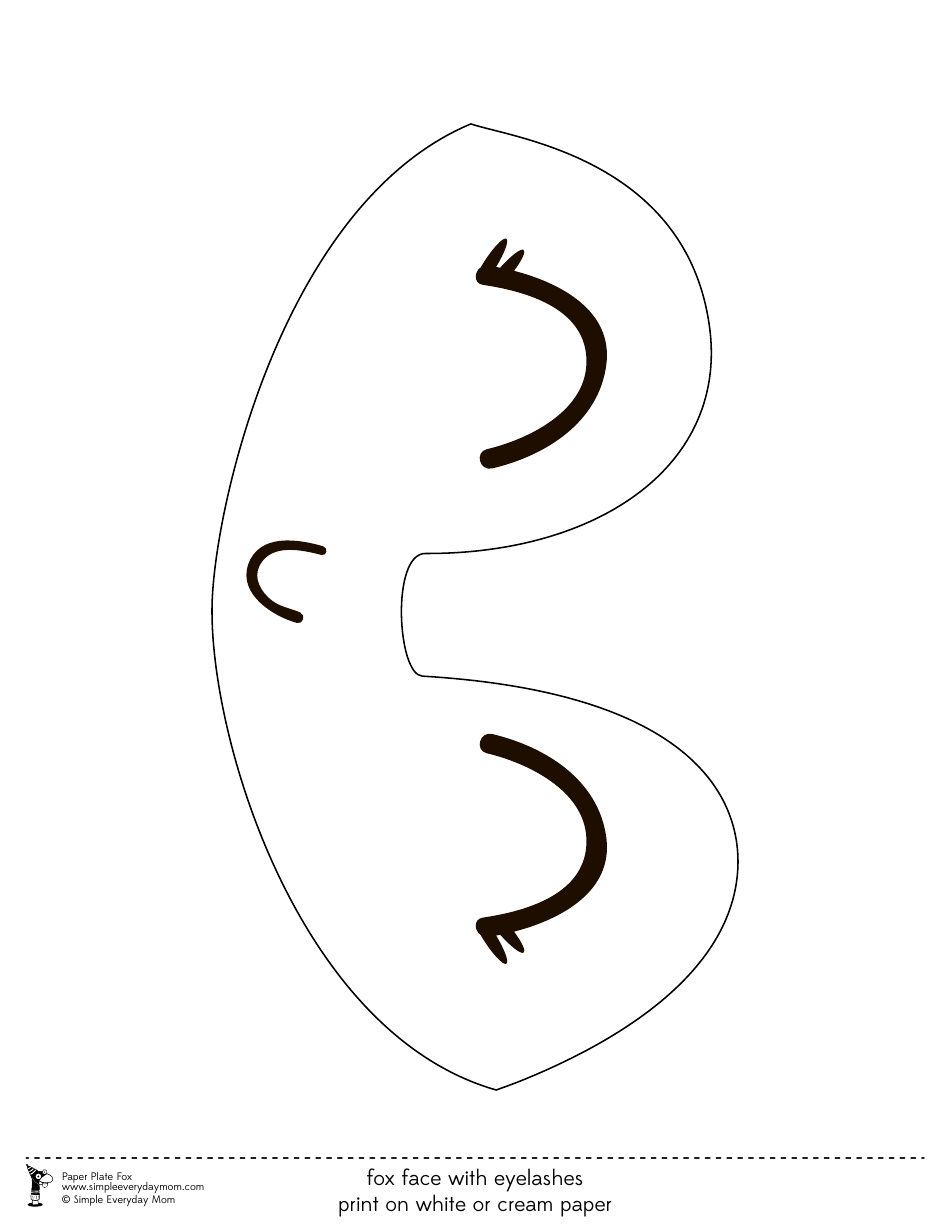 Paper Plate Fox Templates, Page 4