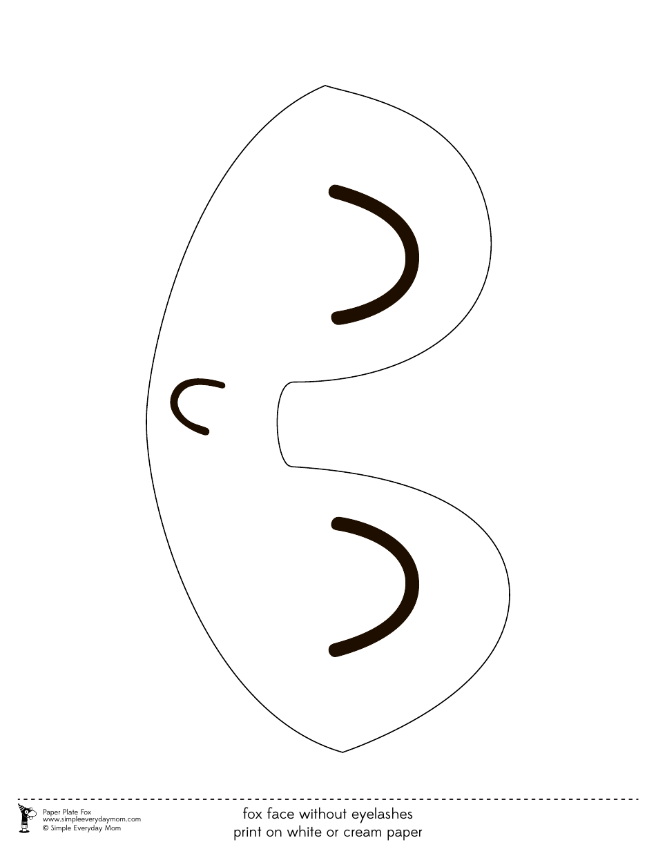 Paper Plate Fox Templates, Page 5