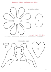 Queen Kay&#039;s Quilt Pattern Templates, Page 18
