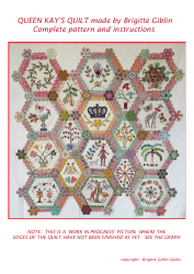 Queen Kay&#039;s Quilt Pattern Templates