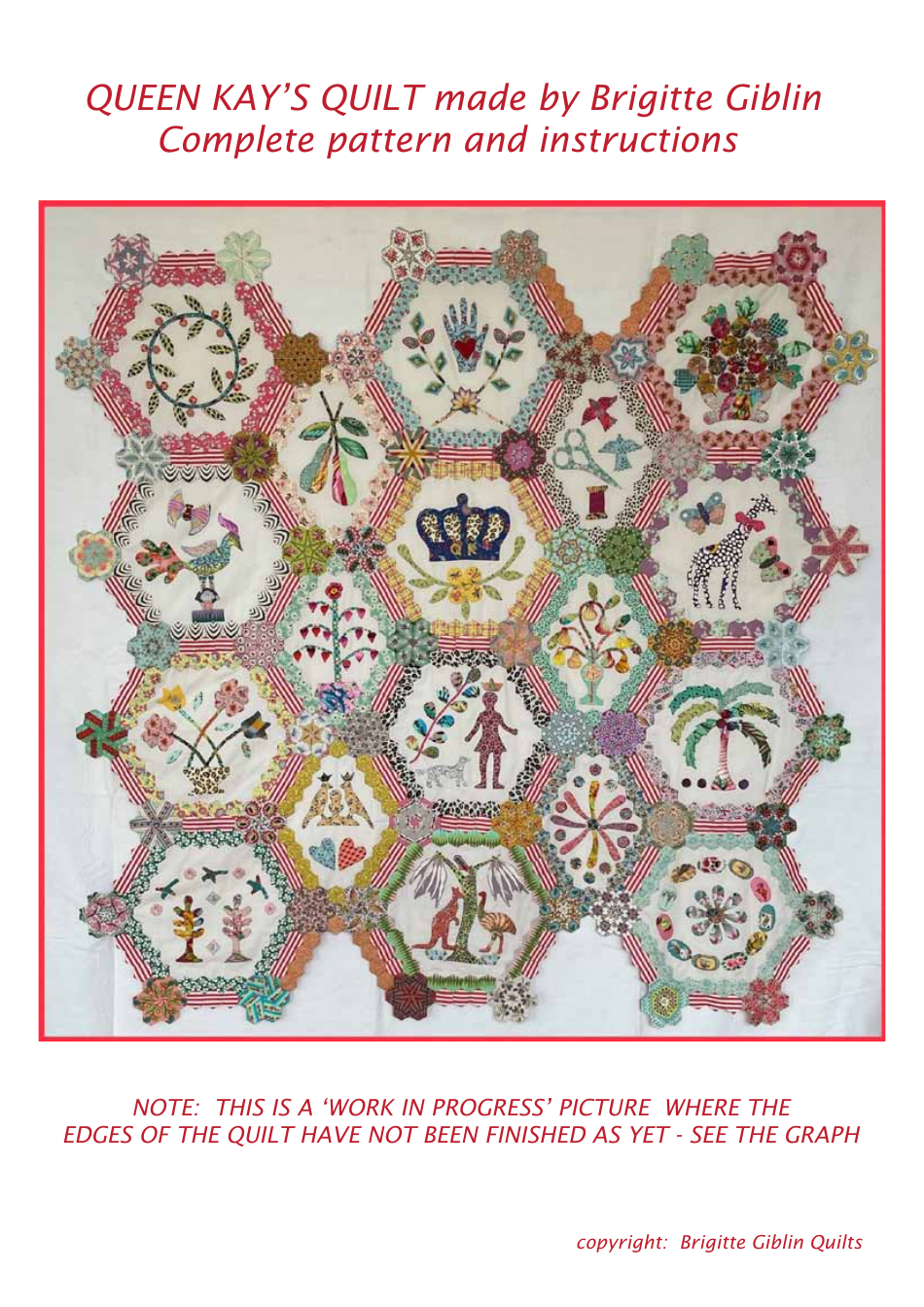 Queen Kay's Quilt Pattern Templates - Preview Image