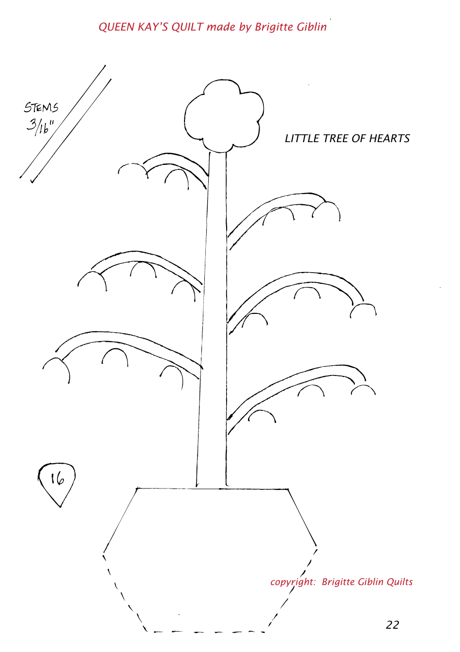 Queen Kays Quilt Pattern Templates, Page 22