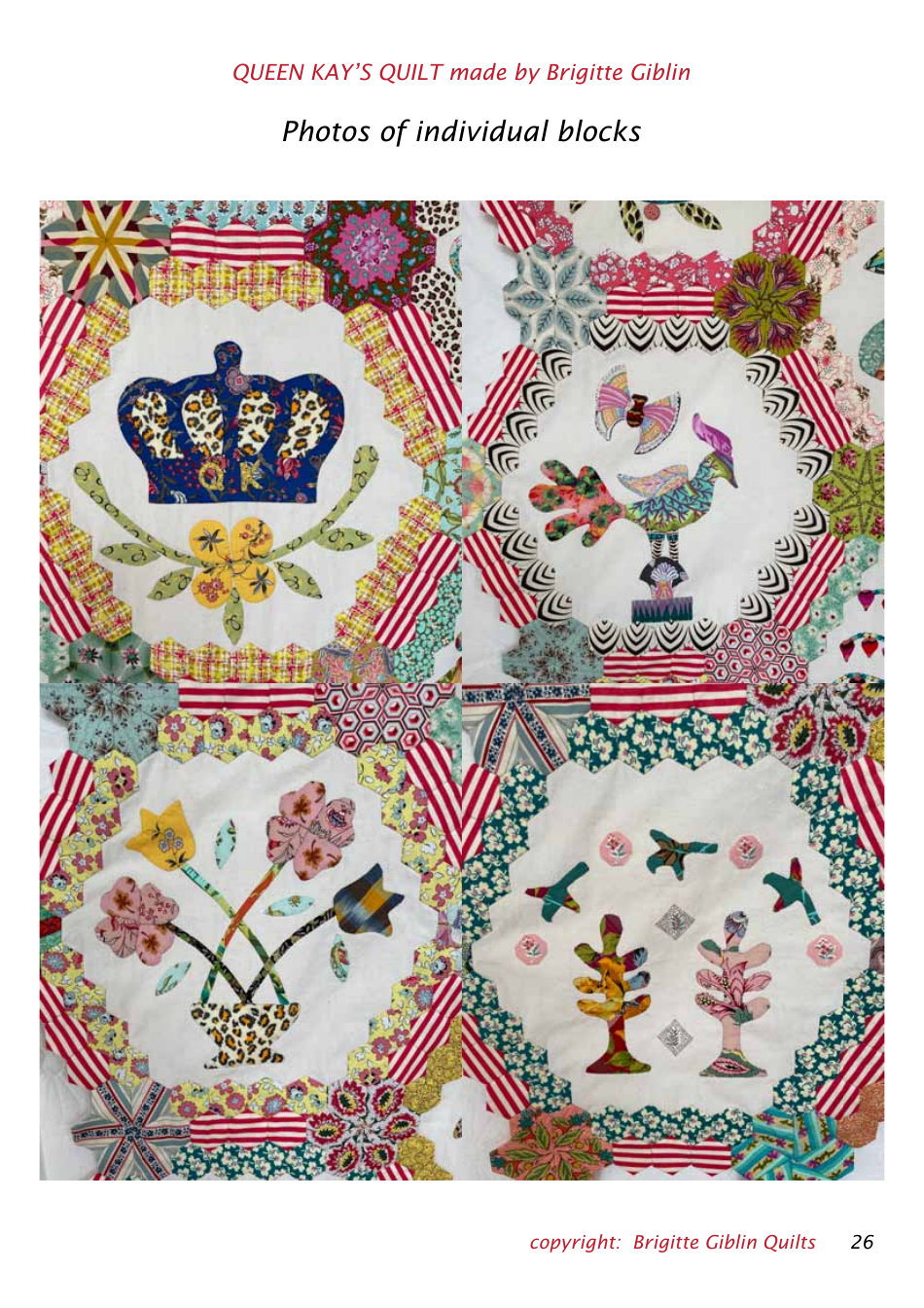 Queen Kays Quilt Pattern Templates, Page 26