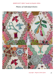 Queen Kay&#039;s Quilt Pattern Templates, Page 29