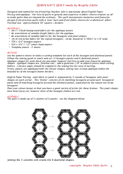 Queen Kay&#039;s Quilt Pattern Templates, Page 3