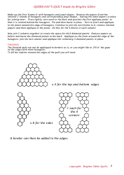 Queen Kay&#039;s Quilt Pattern Templates, Page 4