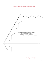 Queen Kay&#039;s Quilt Pattern Templates, Page 6