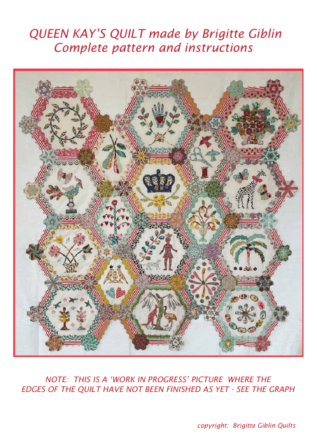 Queen Kay's Quilt Pattern Templates - Preview Image