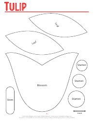 Tulip Applique Templates, Page 2