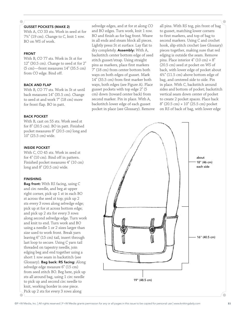 Knitting Bag Patterns, Page 11
