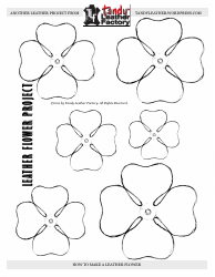 Leather Flower Pattern Templates, Page 3