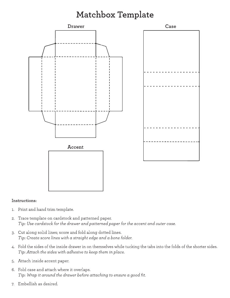 Matchbox Template - Scheme, Page 1