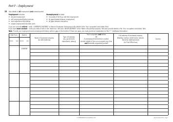 Form 80 Personal Particulars for Assessment Including Character Assessment - Australia, Page 5