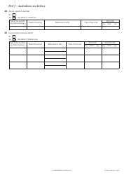 Form 80 Personal Particulars for Assessment Including Character Assessment - Australia, Page 9