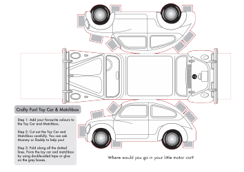 Toy Car &amp; Matchbox Template