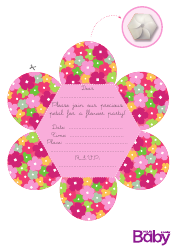 Document preview: Flower Party Invitation Template