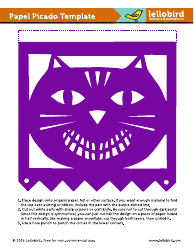 Papel Picado Templates - Violet, Page 4