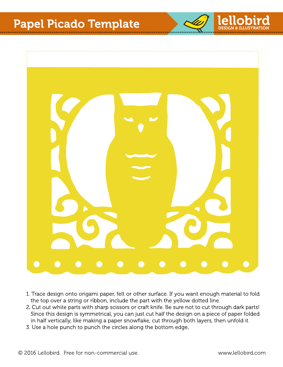 Papel Picado Templates - Violet, Page 7